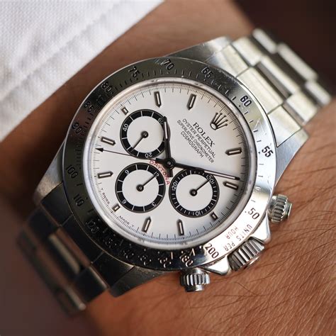 daytona rolex zenith bianco|rolex 16520 daytona collectable guide.